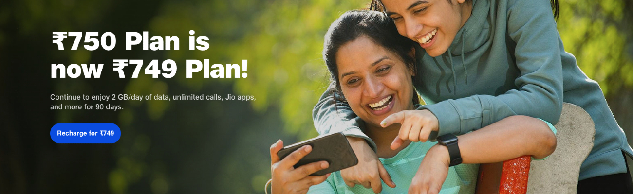 Jio Rs 749