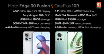 Moto Edge 30 Fusion vs OnePlus 10R