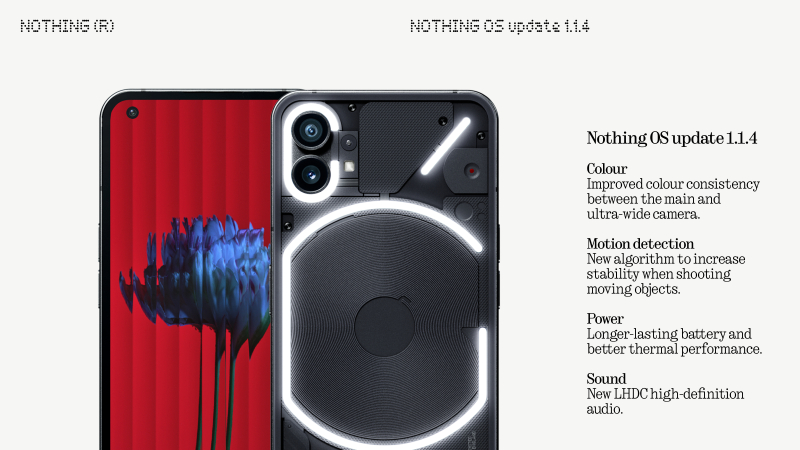 Nothing Phone (1) OS update