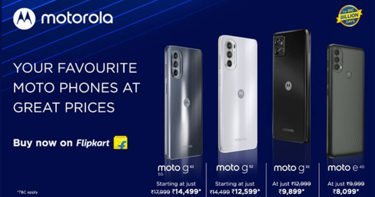 Moto Edge 30 Fusion, Edge 30 Ultra offers in Flipkart Big Billion Days sale: deals on Motorola phones