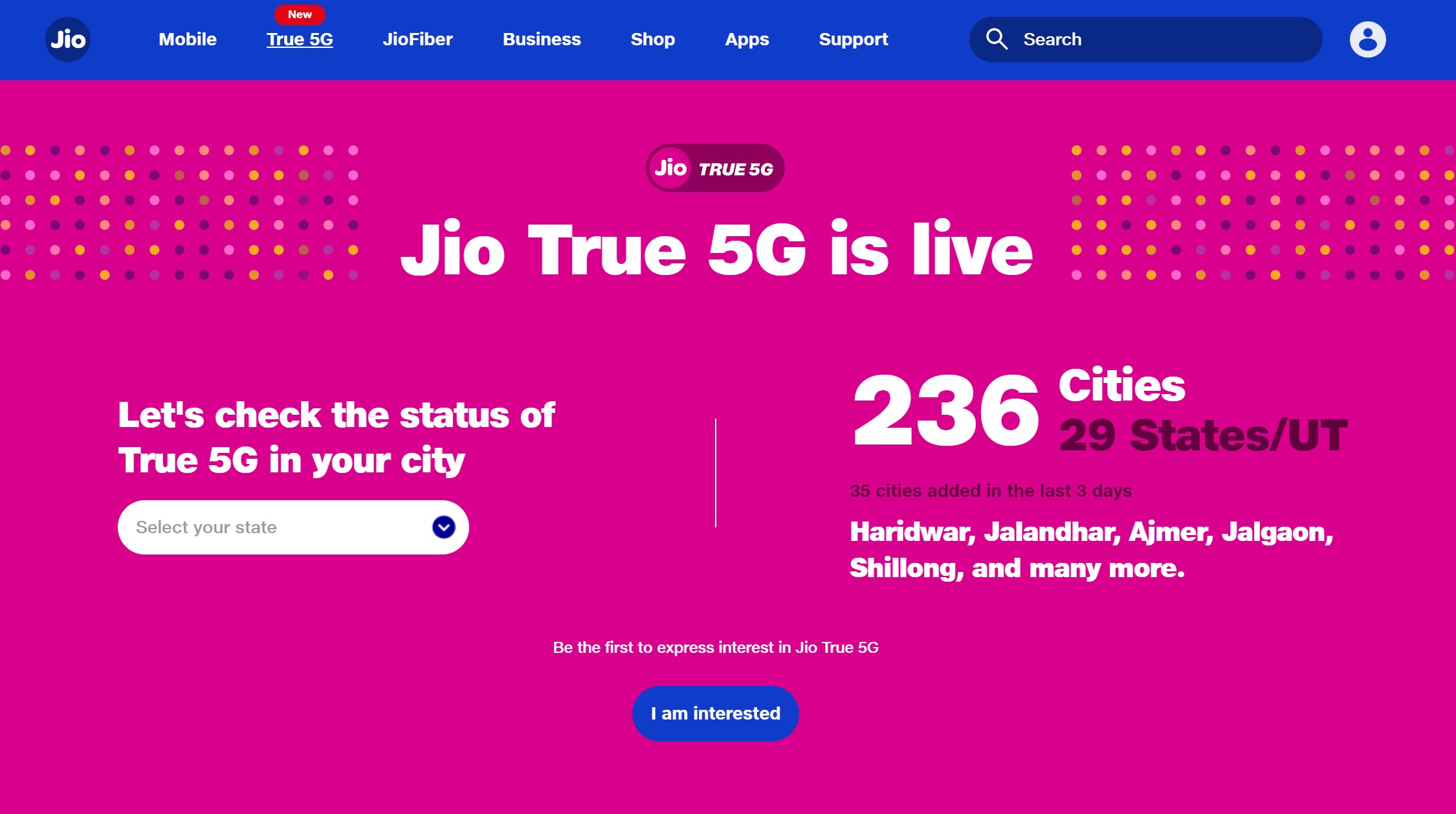 Check Jio 5G availability