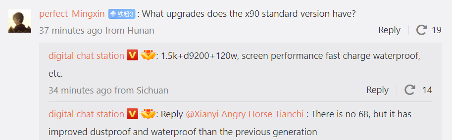 Vivo X90 Specs