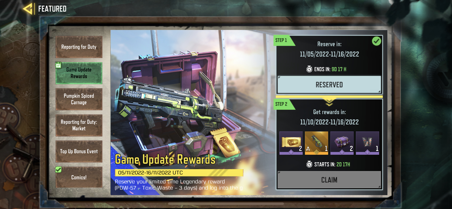 Here’s how to get Legendary Weapon Blueprint for free in Call of Duty Mobile Techno Blender