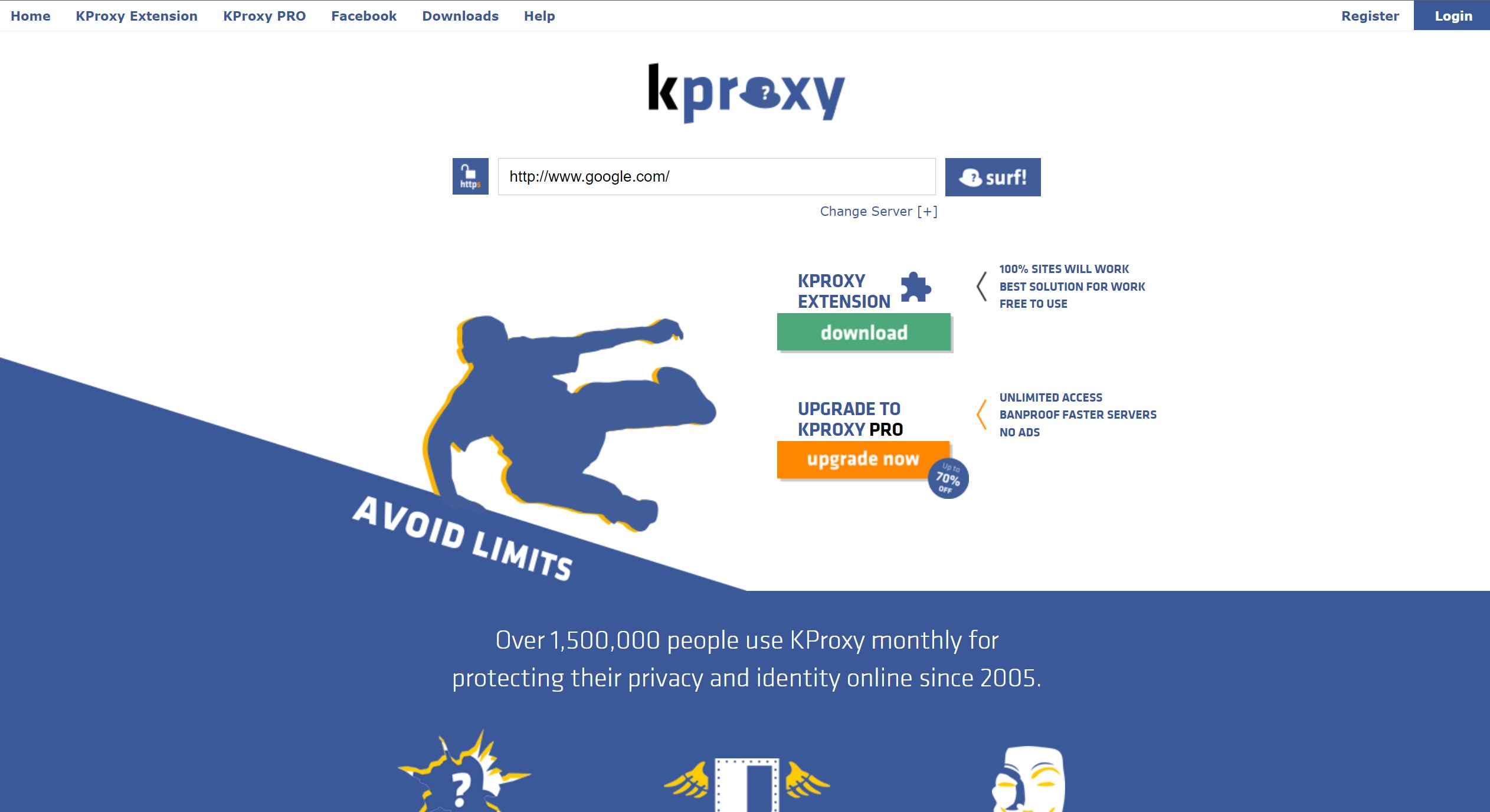 Best proxy websites - Kproxy