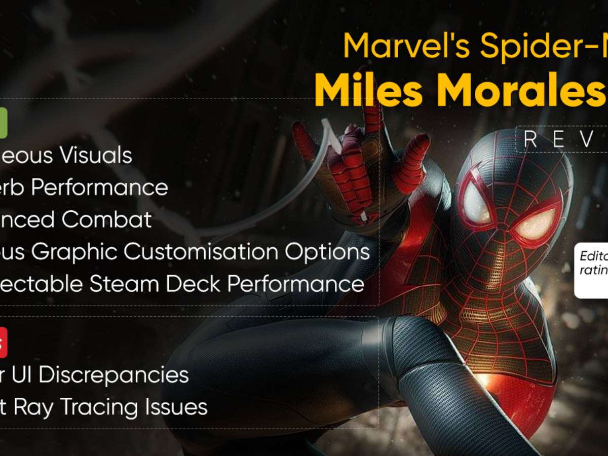 Marvel's Spider-Man Miles: Morales PC Review | 91mobiles.com
