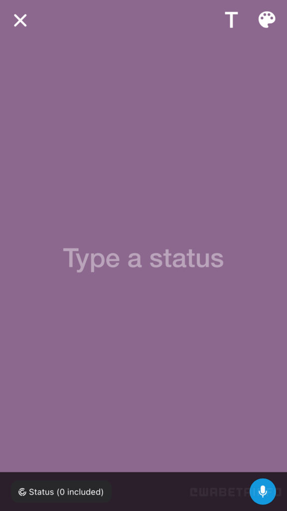 WhatsApp status voice notes
