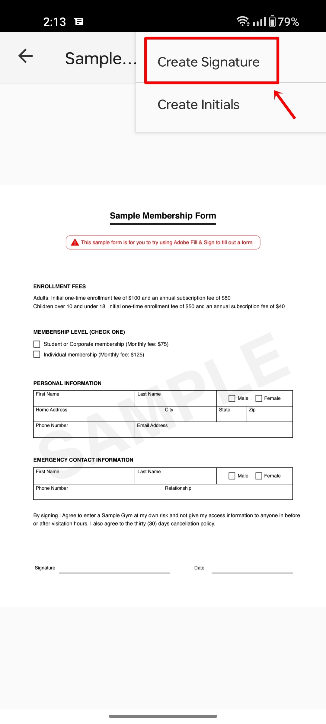 How to add signature to PDFs on Android