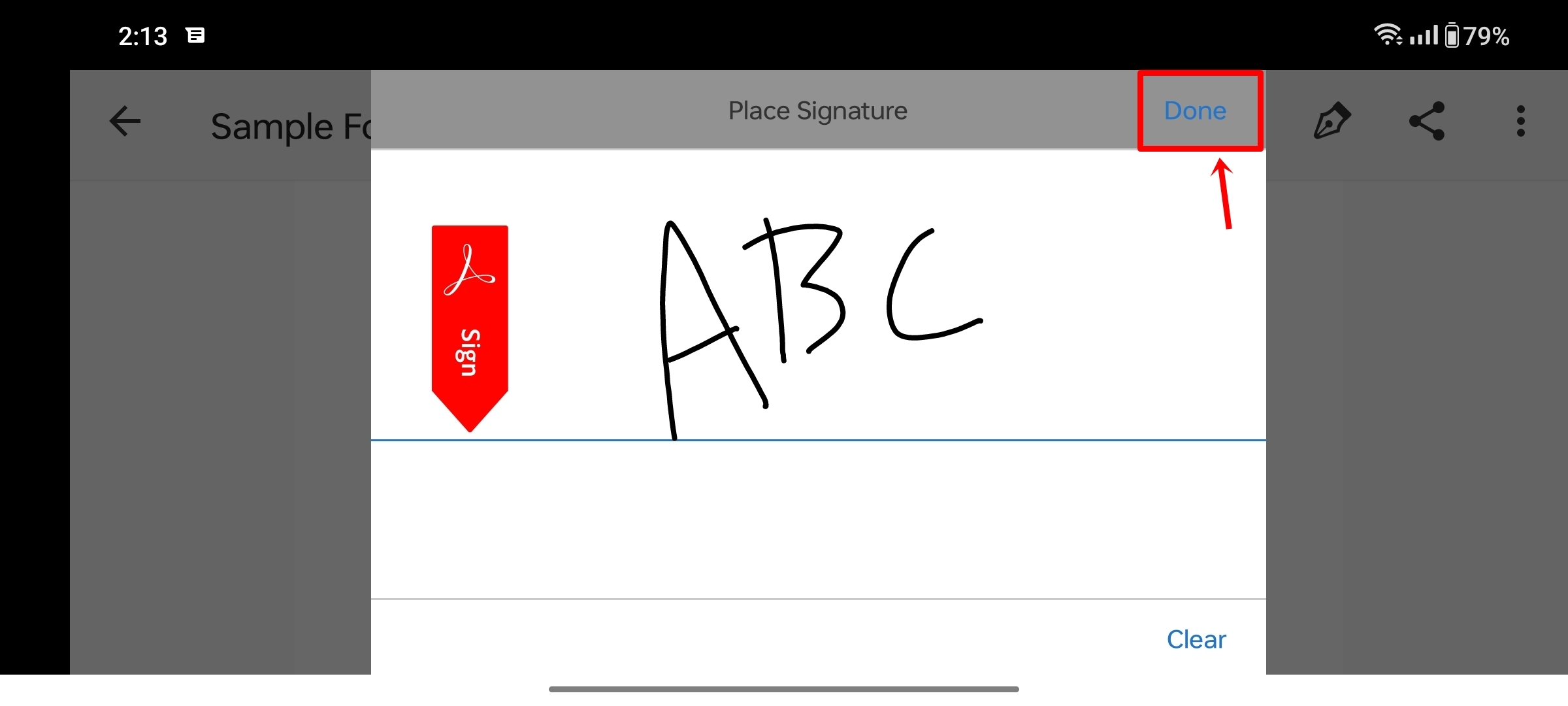 How to add signature to PDFs on Android