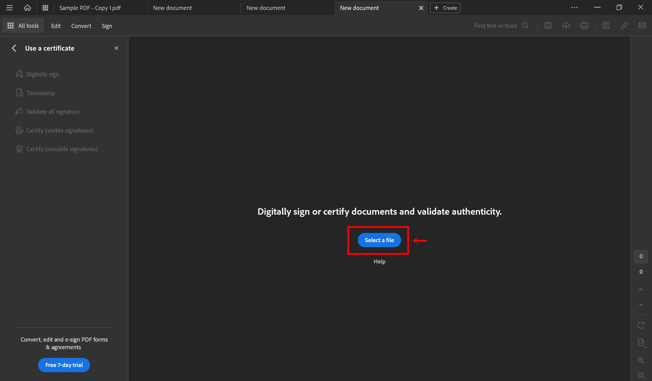 How to digitally sign PDFs on PC