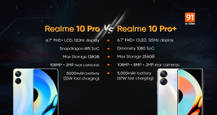 Realme 10 Pro vs Realme 10 Pro Plus comparison: what's different between the two Realme phones?
