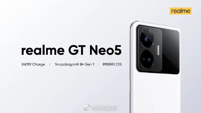 Realme GT Neo 5 leaked poster
