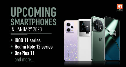 Smartphones launching in January 2023: OnePlus 11, iQOO 11 series, and more