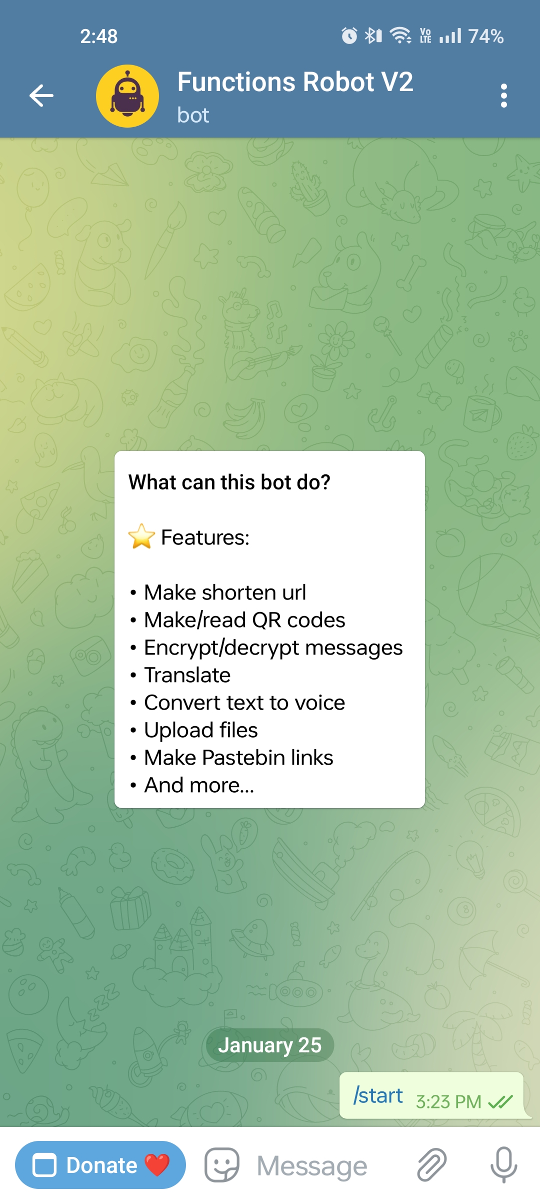 How to add bot in Telegram