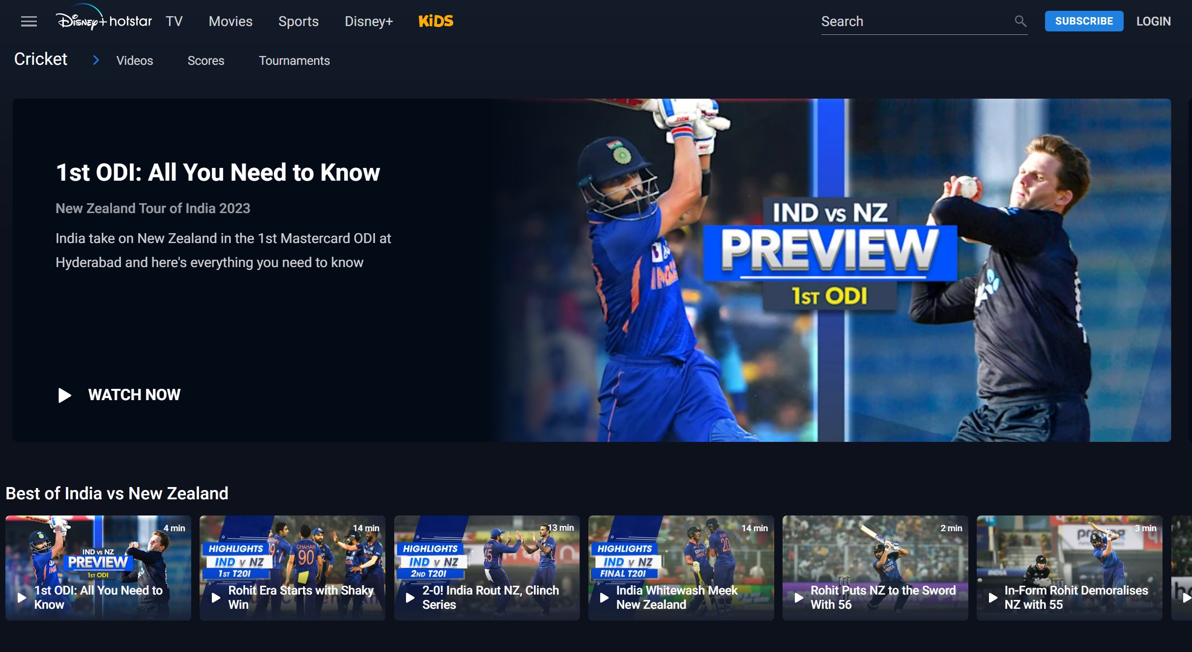 India vs New Zealand live streaming rights