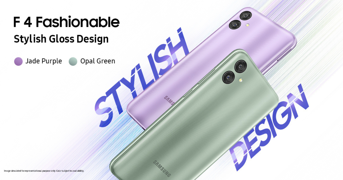 Samsung Galaxy F04 Design