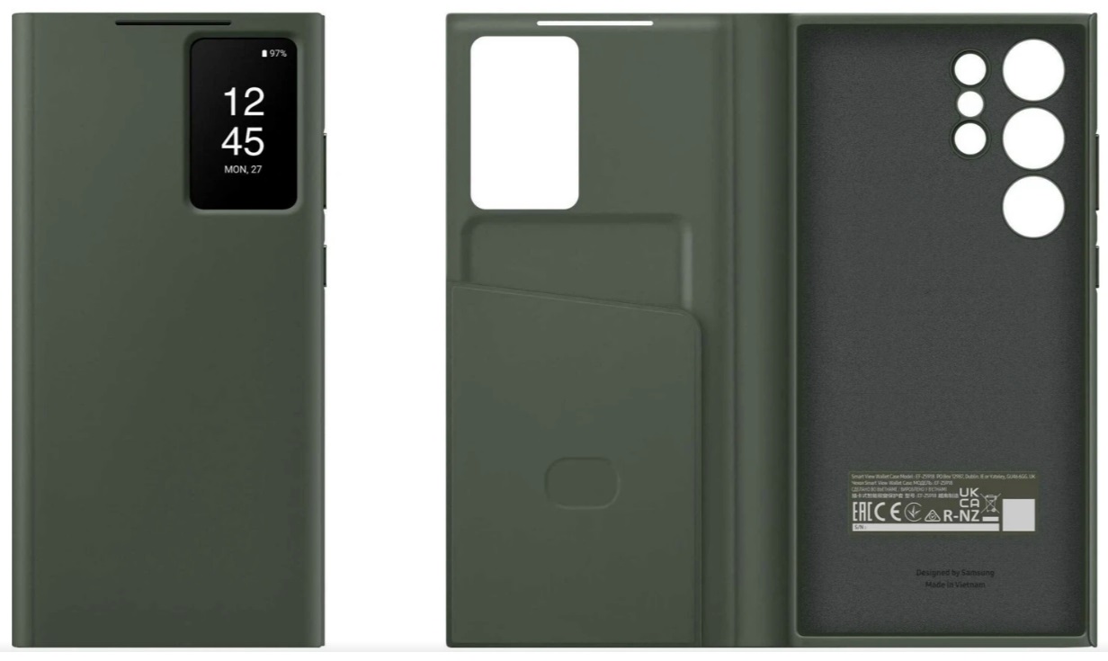 Official Samsung Galaxy S23 Ultra cases leak ahead of launch