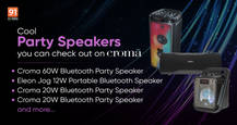 Cool party speakers you can check out on Croma