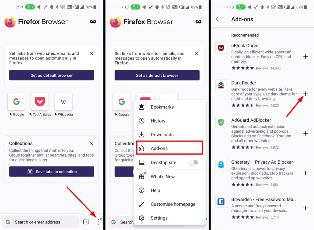 how to add extension in google chrome mobile