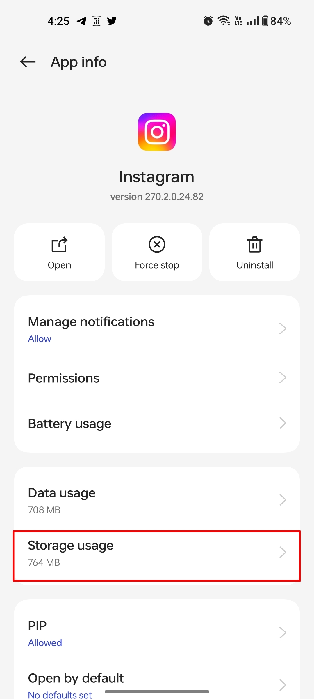 Clear app cache on Android