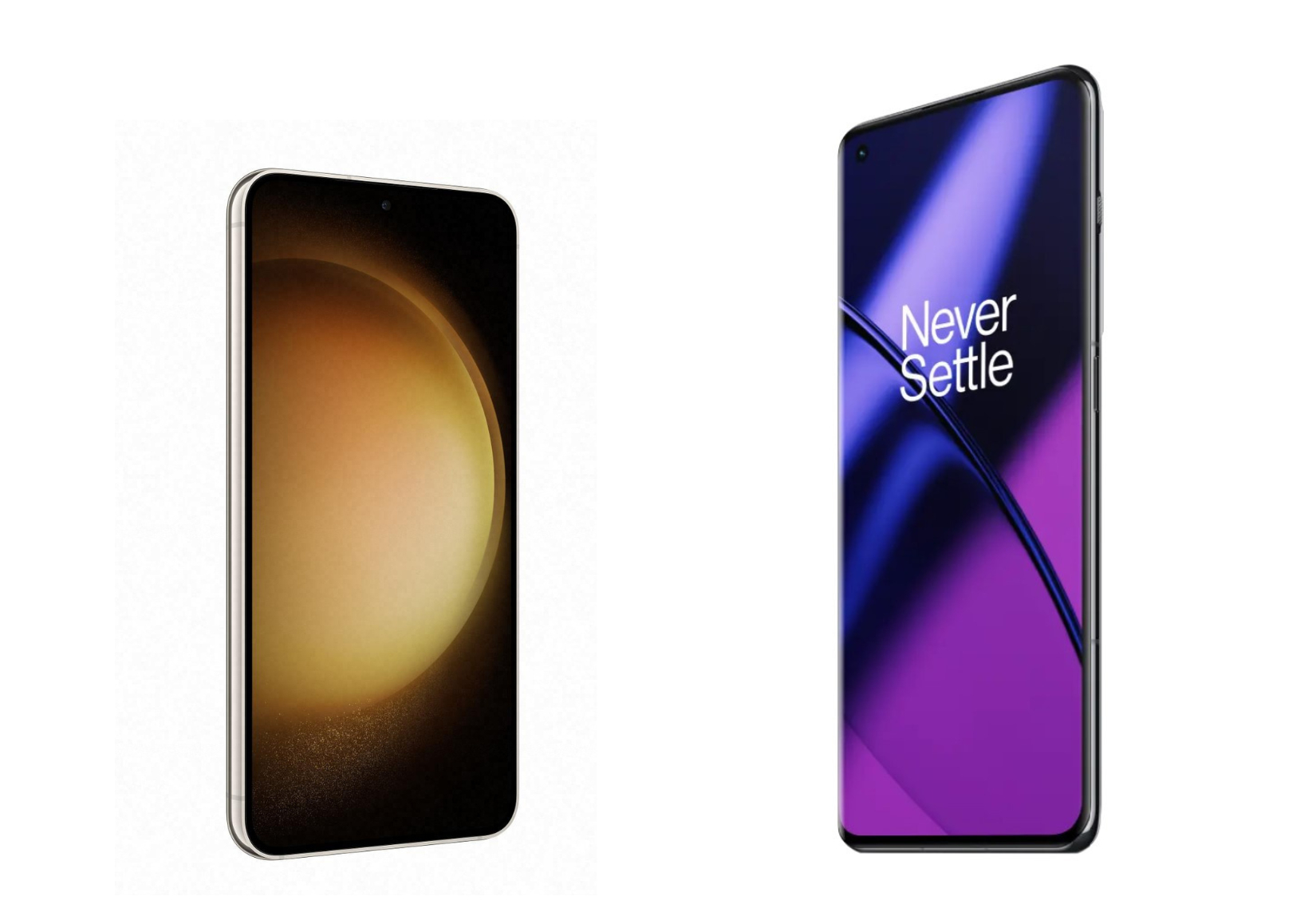 Galaxy S23 vs OnePlus 11 display