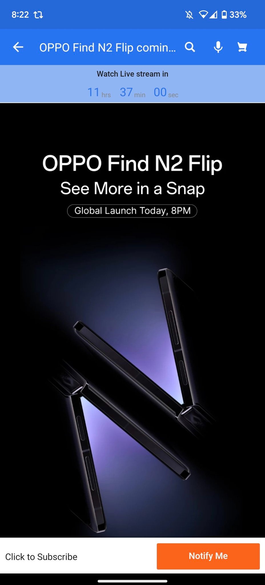 OPPO Find N2 Flip Flipkart