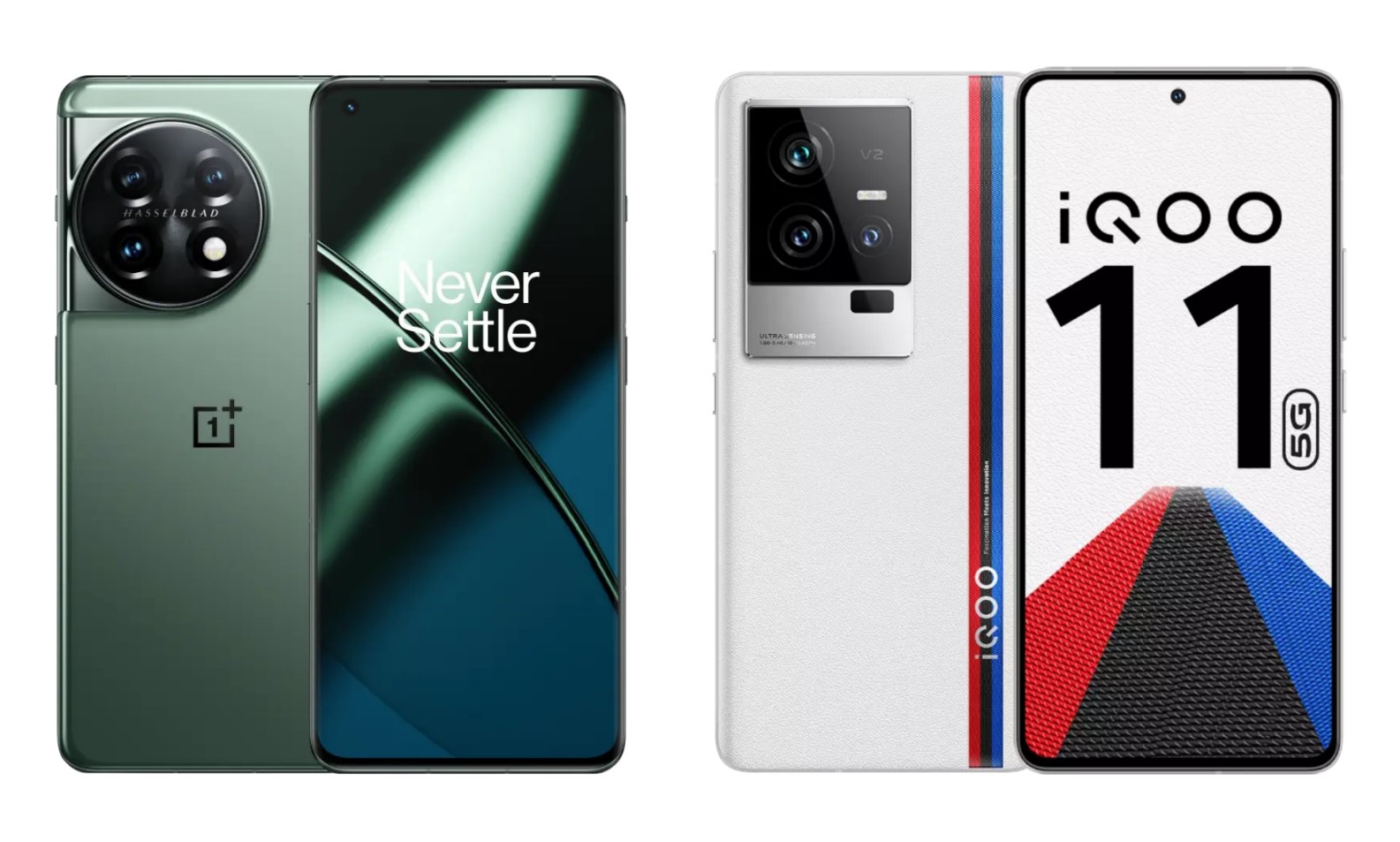 OnePlus 11 vs iQOO 11 Design