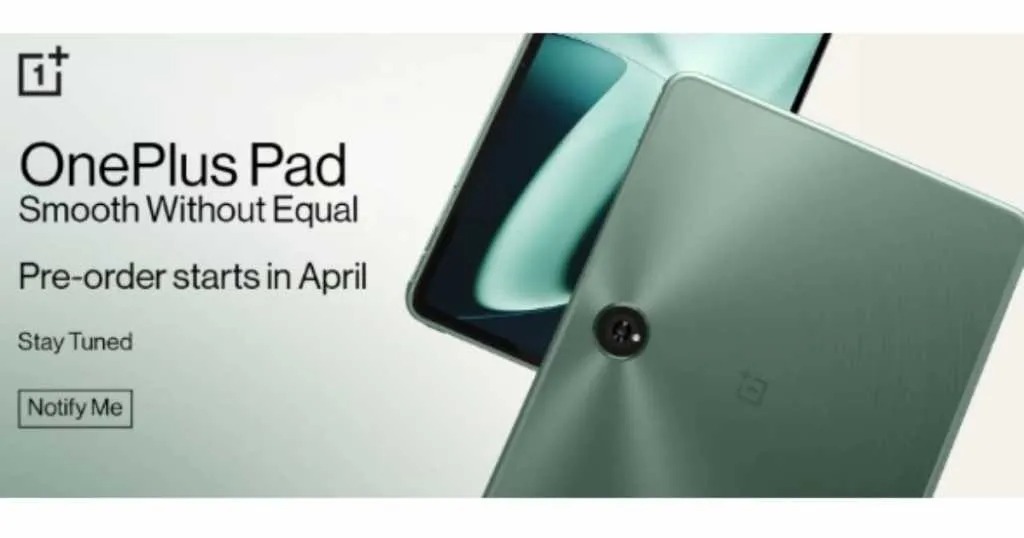 OnePlus Pad first sale India