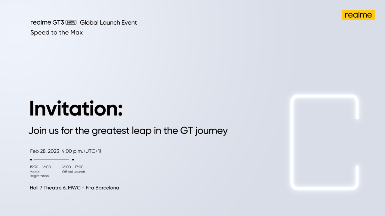 realme gt3 launch