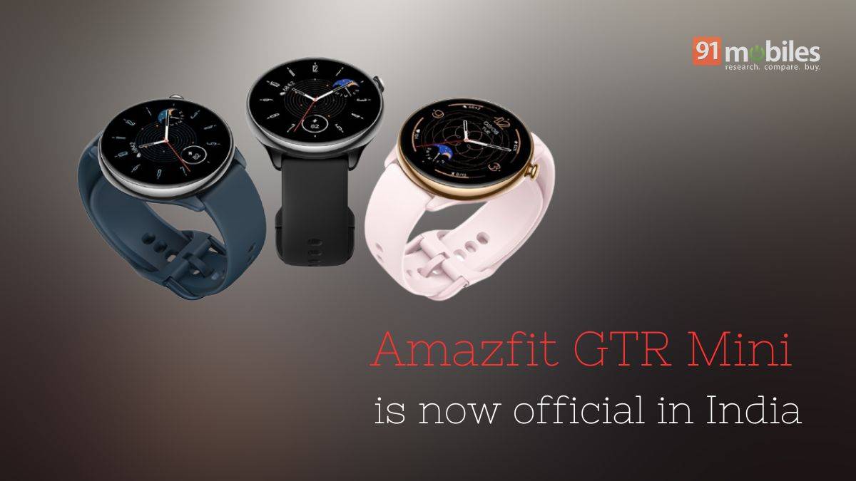 Amazfit GTR Mini smartwatch launched in India: price, features, availability