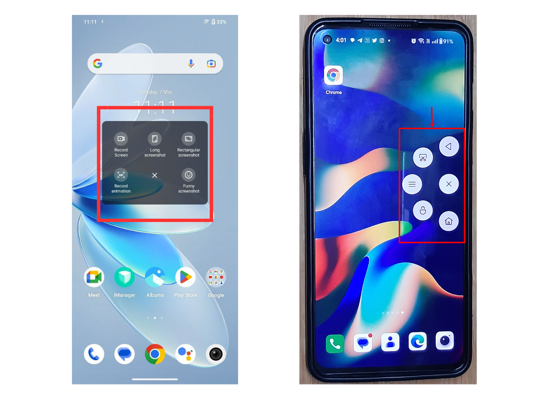 Take screenshot on Android: How to take screenshot on Samsung, Pixel, OnePlus, Xiaomi, and more | 91mobiles.com