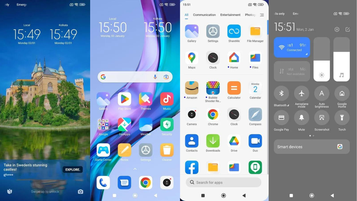 Redmi Note 12 5G UI