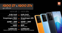 iQOO Z7, iQOO Z7x with Snapdragon processors, 120Hz display, Android 13 OS launched: price, specifications