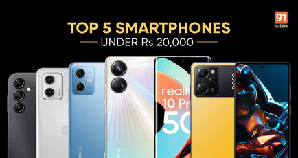 Top 5 smartphones from POCO, Realme, and Redmi in India under Rs 20,000