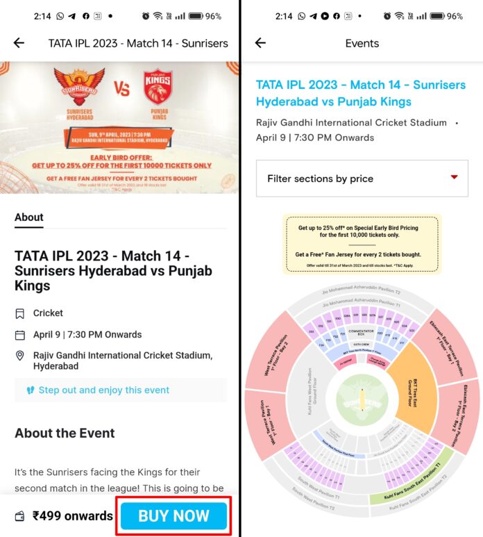 IPL tickets How to book TATA IPL 2023 tickets online, price range