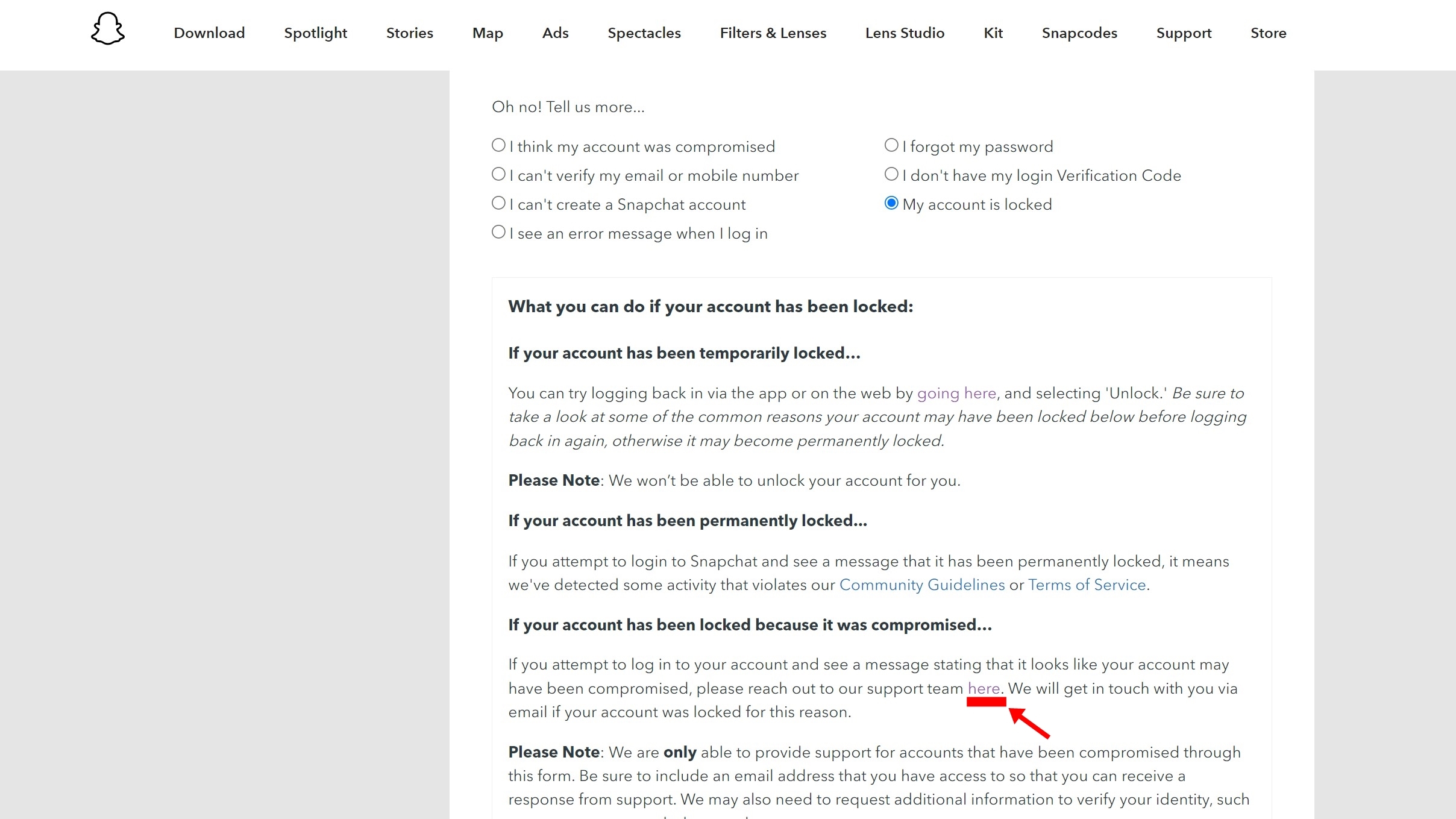 Unlock Your Snapchat Account With Support