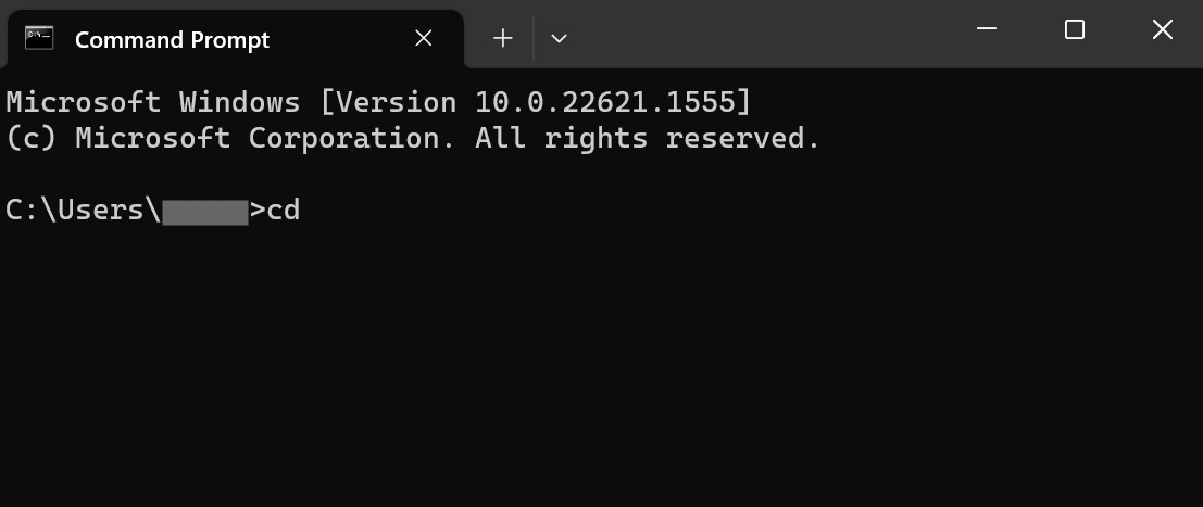 CD cmd prompt