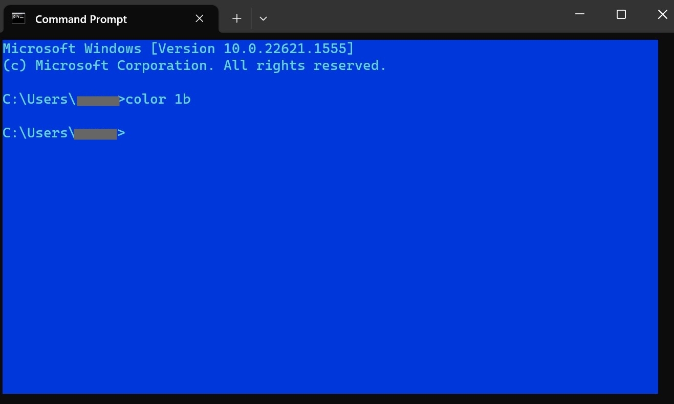 Color CMD prompt