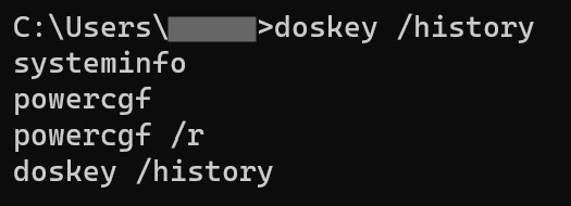 Doskey cmd prompt