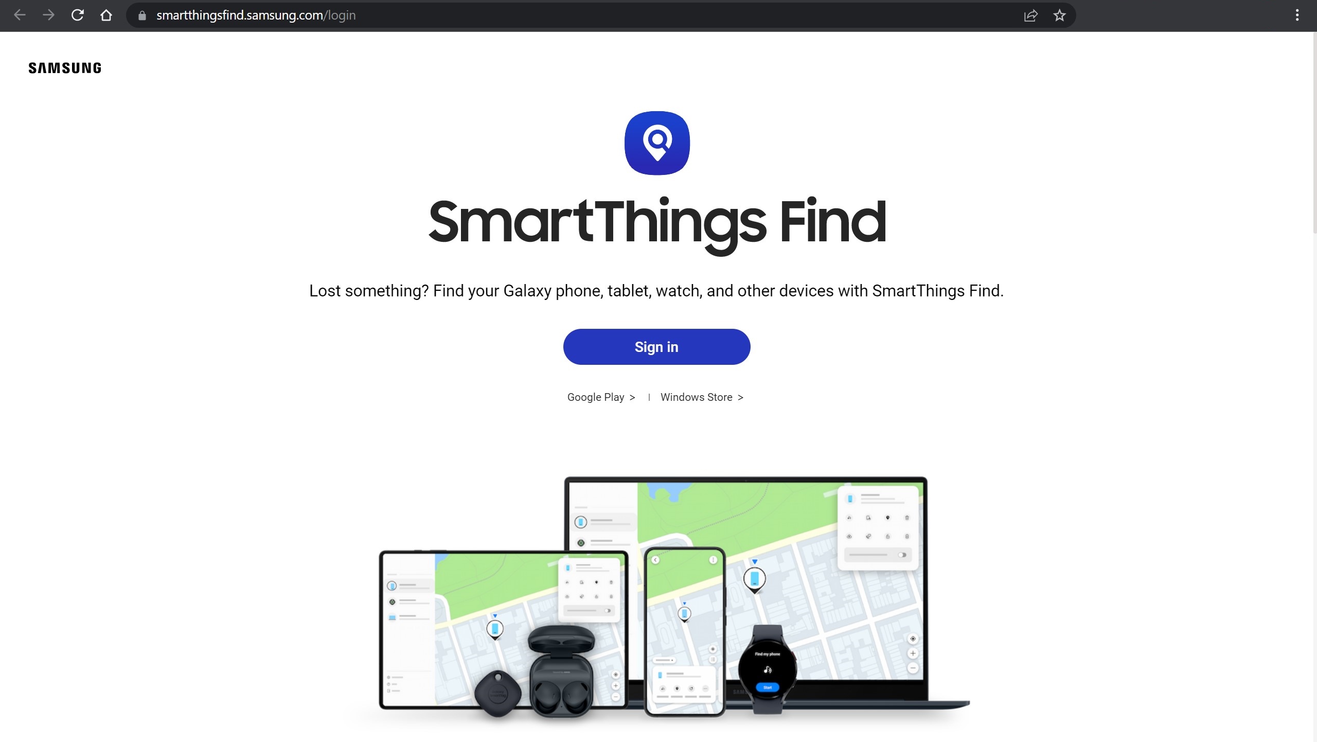 Temukan ponsel Samsung yang hilang menggunakan situs web SmartThings