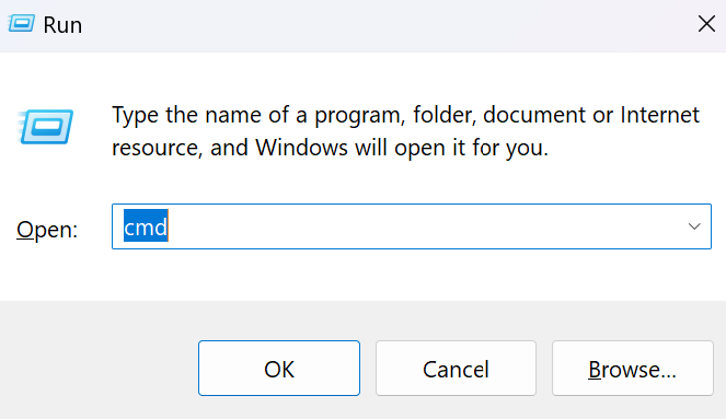 How to access CMD prompts in Windows