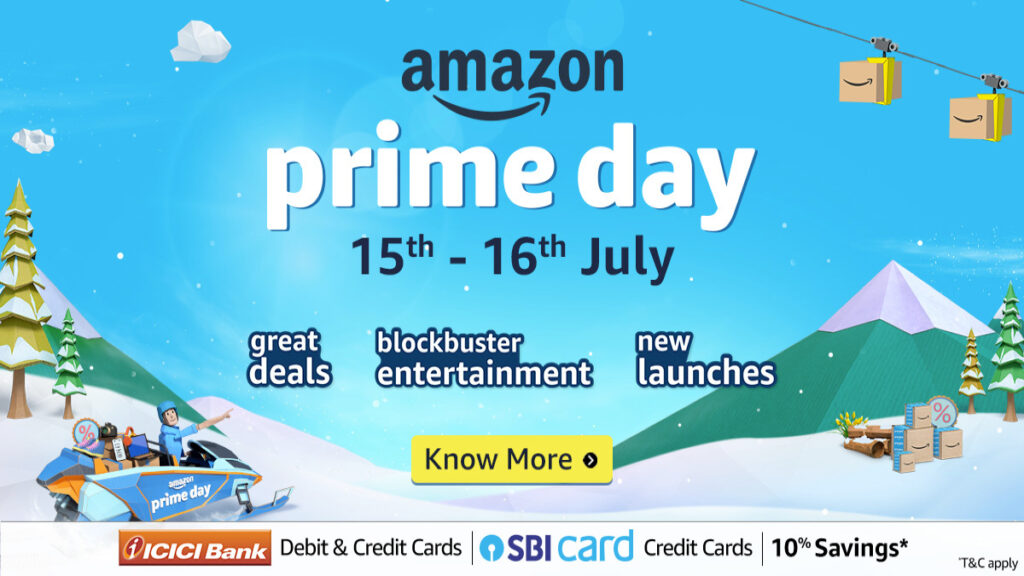 50 percent cashback on Amazon Prime membership before Prime Day sale