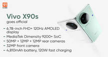 Vivo X90S with MediaTek Dimensity 9200+, 120W charging launched in China: price, specifications