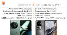 Comparing the OPPO Reno 10 Pro+ and OnePlus 11: which flagship phone should you buy?