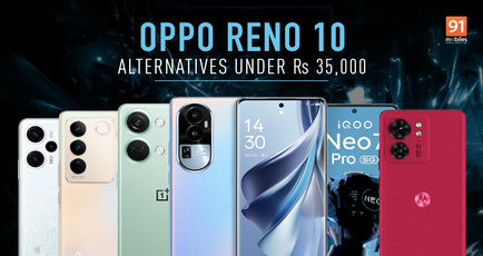 OPPO Reno 10 alternatives: phones from OnePlus, Samsung, Motorola, iQOO under Rs 35,000