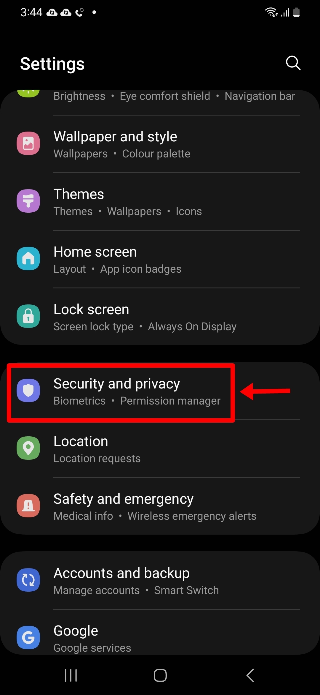 Hide apps on Samsung phone using Secure Folder