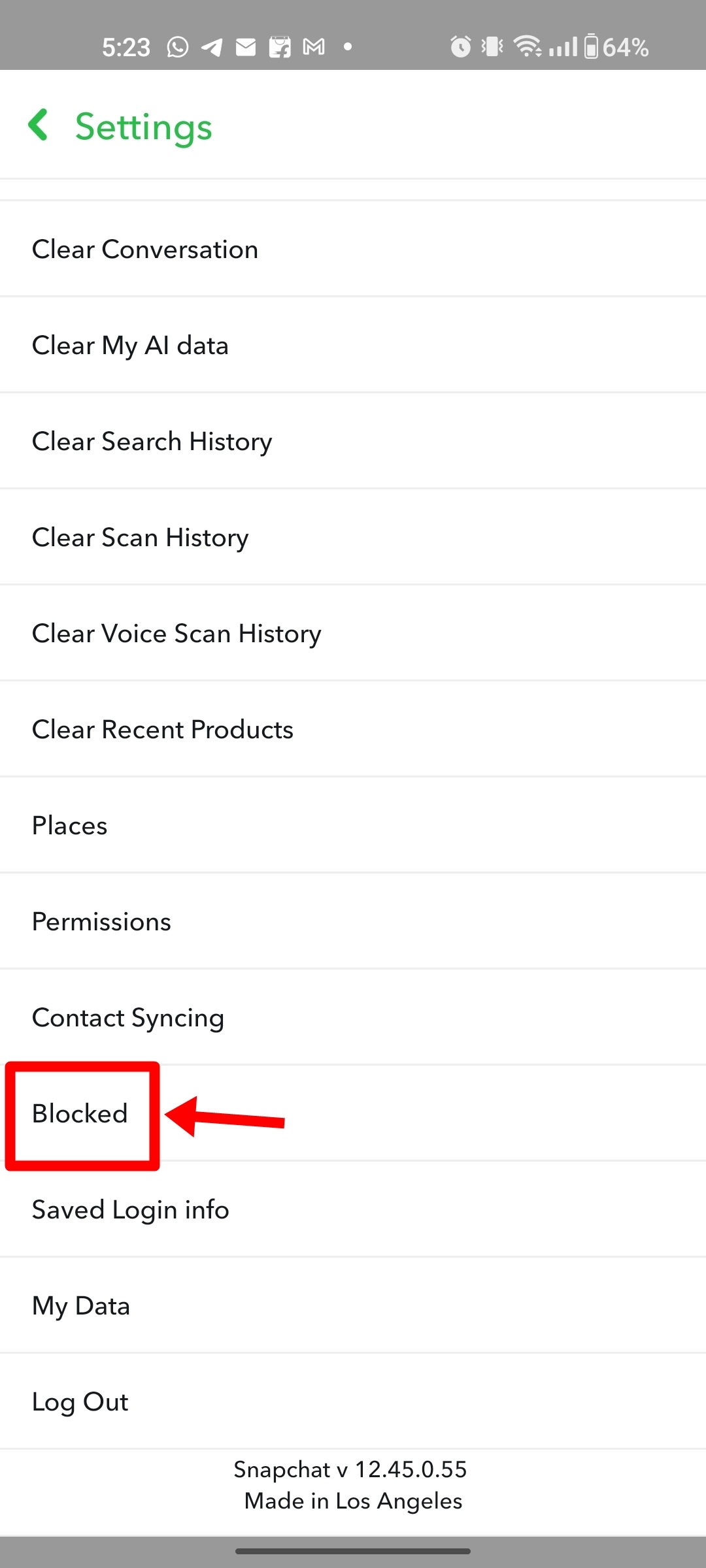 How to unblock on Snapchat
