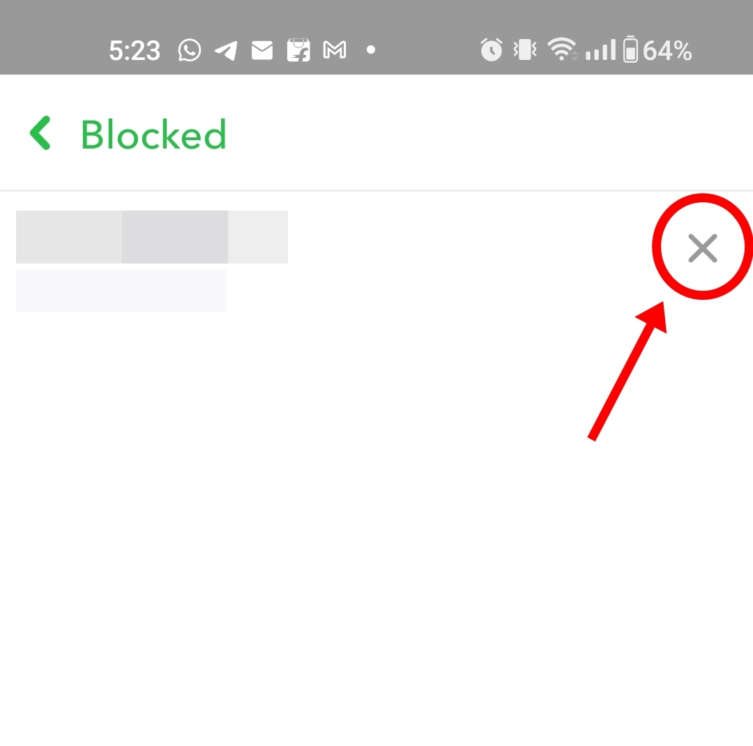 How to unblock on Snapchat