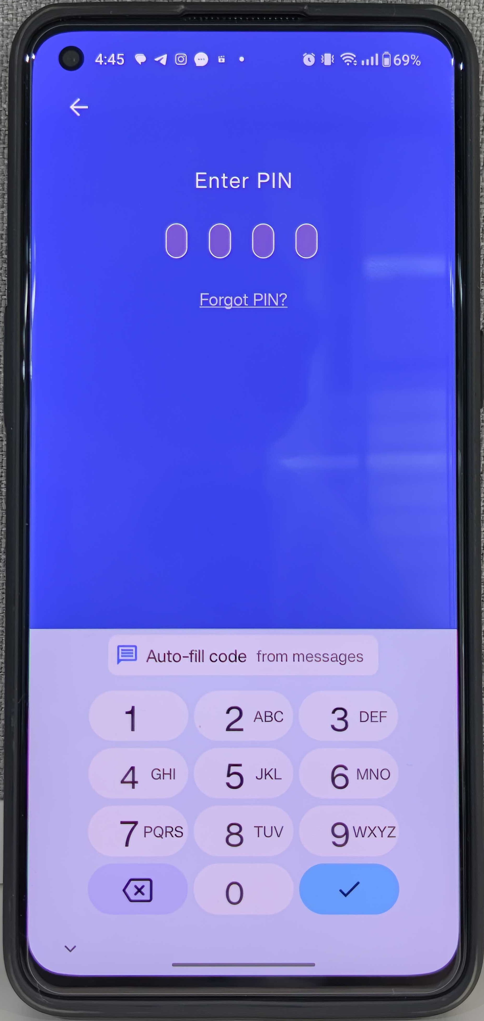 Lock Aadhaar biometrics on phone