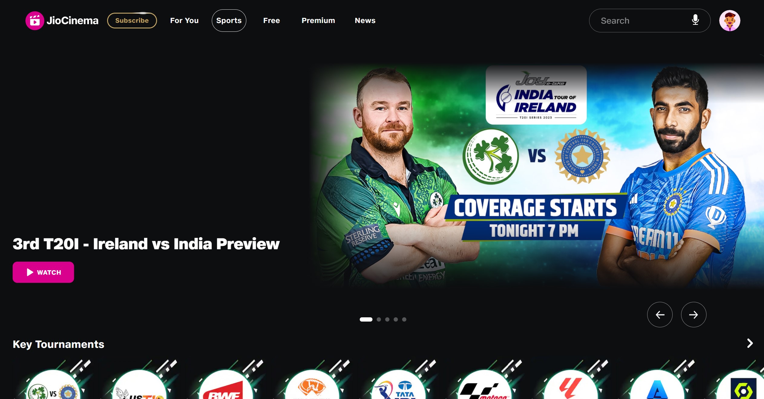 Watch India vs Ireland 3rd T20 match online