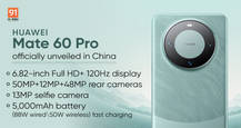 Huawei Mate 60 Pro with satellite connectivity, triple punch-hole display launched in China: price, specs